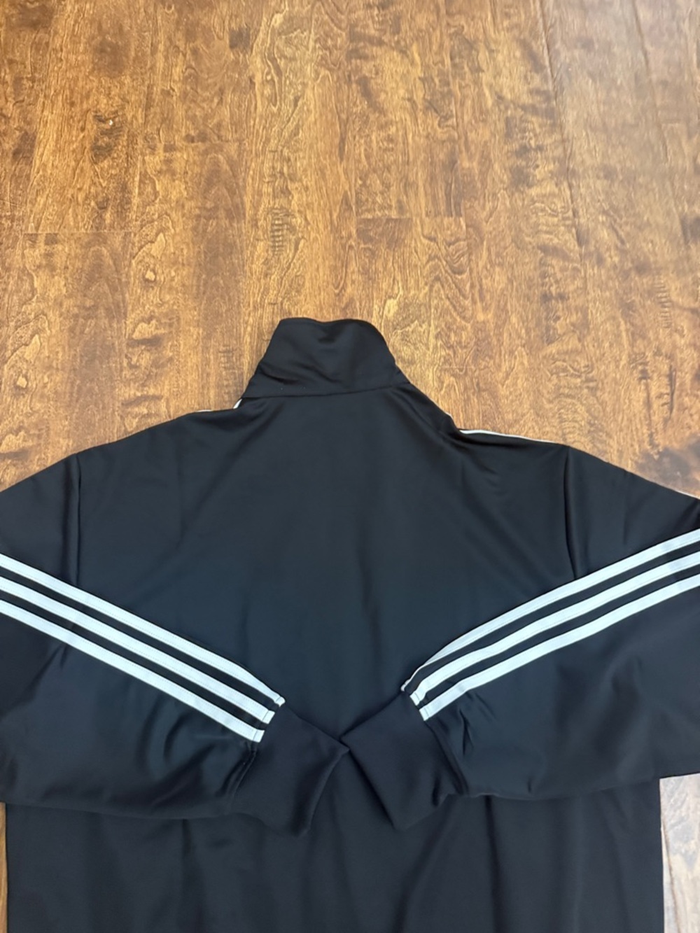 adidas Originals Women’s Black Track Jacket with White Stripes and Trefoil - Picture 12 of 16